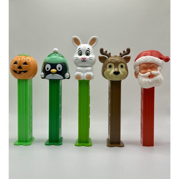 ~*Must See*~Pez Holiday Lot of Empty Dispensers - X-mas, Easter, Halloween-HTF - Picture 1 of 4